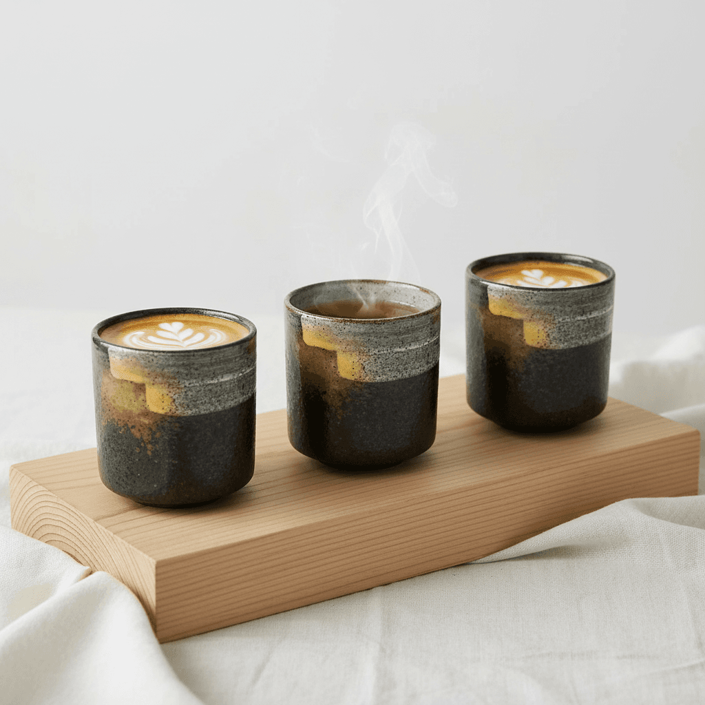 Sumi Inkt Medium Set (Set van 4) - Zwart/Bruin Streep