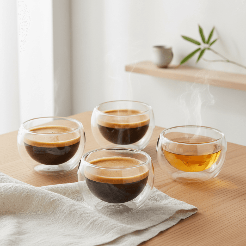 Mizu Dubbelwandig Glas Set (Set van 4)